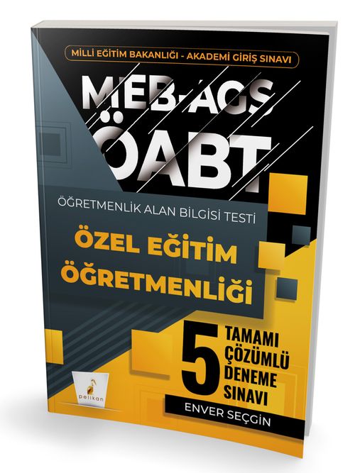 MEB-AGS ÖABT Özel Eğitim Öğretmenliği Tamamı Çözümlü 5 Deneme