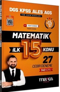 DGS KPSS ALES MEB-AGS Matematik Youtube Hocam İlk 15 Konu 27 Deneme Çözümlü