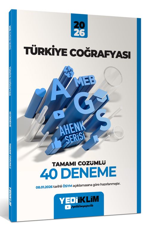 2026 MEB-AGS Ahenk Türkiye Coğrafyası Tamamı Çözümlü 40 Deneme