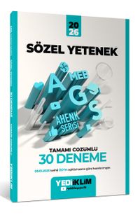 2026 MEB-AGS Ahenk Sözel Yetenek Tamamı Çözümlü 30 Deneme