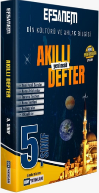 5. Sınıf Din Kültürü ve Ahlak Bilgisi Efsane Akıllı Defter