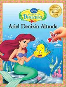 Ariel Denizin Altında & Çıkartmalı Eğitsel Kitap