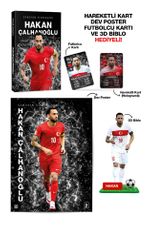 Hakan Çalhanoğlu  / Sahanın Yıldızları - 3D Biblo, Hareketli Kart, Dev Poster ve Futbolcu Kartı Hediyeli!
