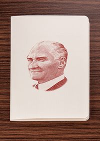Atatürk Temalı Defter - Gravür