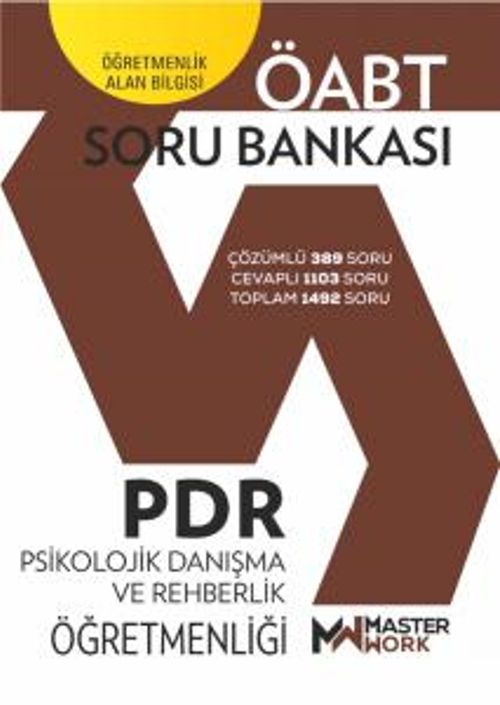 ÖABT - PDR Psikolojik Danışma Ve Rehberlik Öğretmenliği Soru Bankası