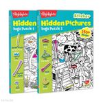 Sticker Hidden Pictures Doğa Puzzle 2'li Set