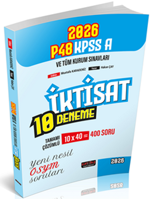 P48 KPSS A Grubu İktisat 10 Deneme