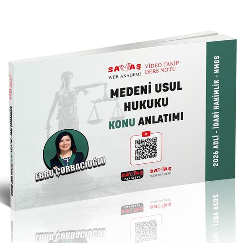 Adli-İdari Hakimlik HMGS Medeni Usul Hukuku Konu Anlatımı