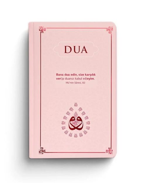 Dua Orta Boy Arapça+Türkçe (Bordo)