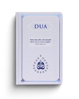Dua (Evrad-ı Şerife) Orta Boy Arapça+Türkçe Mavi (Ciltli)