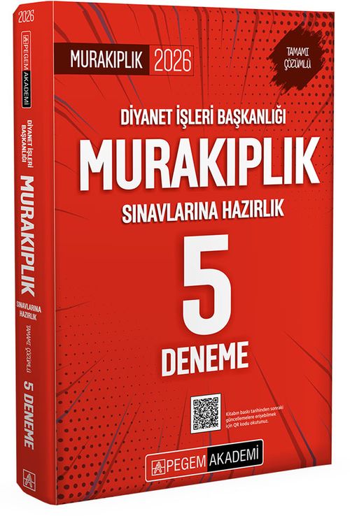 2026 Diyanet İşleri Başkanlığı Murakıplık Sınavlarına Hazırlık Tamamı Çözümlü 5 Deneme