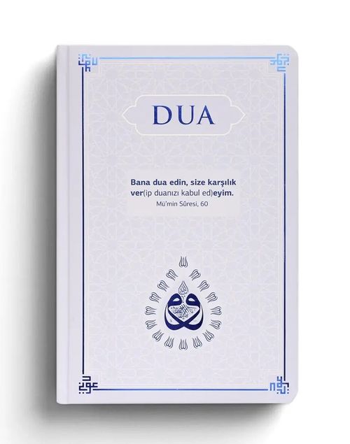 Dua (Evrad-ı Şerîfe) Büyük Boy Arapça+Türkçe (Lacivert)