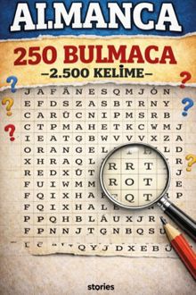 Almanca 250 Bulmaca -2,500 Kelime-