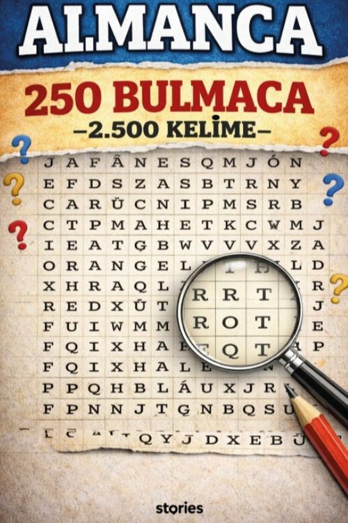Almanca 250 Bulmaca -2,500 Kelime-