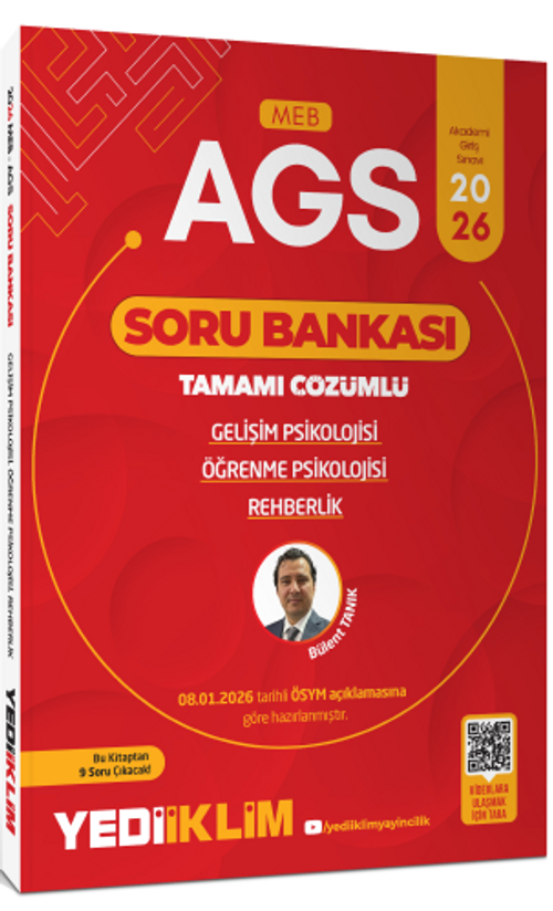 2026 MEB AGS Gelişim Psikolojisi Öğrenme Psikolojisi ve Rehberlik Tamamı Çözümlü Soru Bankası