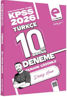 2026 KPSS Türkçe 10'lu Branş Deneme Tamamı Çözümlü