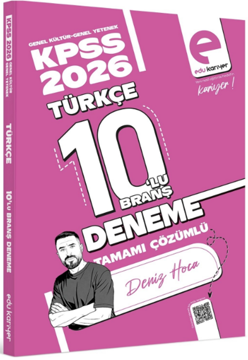 2026 KPSS Türkçe 10'lu Branş Deneme Tamamı Çözümlü