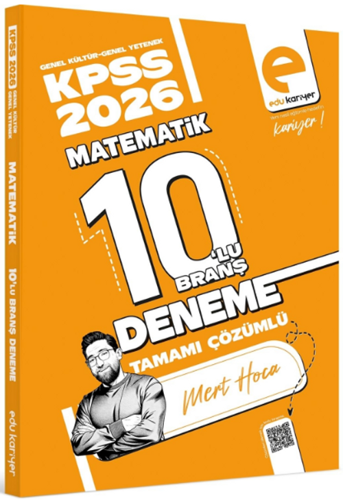 2026 KPSS Matematik 10'lu Branş Deneme Tamamı Çözümlü