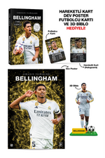 Bellingham - Sahanın Yıldızları - 3D Biblo, Hareketli Kart, Dev Poster ve Futbolcu Kartı Hediyeli!