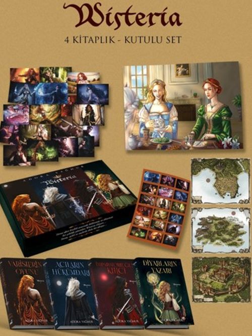 Wisteria Serisi 4 Kitap (Hediyeli Kutu)