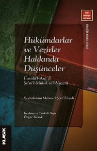Hükümdarlar ve Vezirler Hakkında Düşünceler