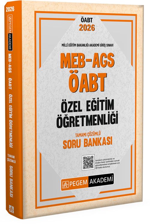 2026 MEB AGS ÖABT Özel Eğitim Öğretmenliği Tamamı Çözümlü Soru Bankası