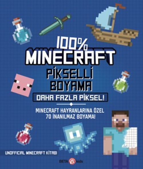 %100 Mınecraft Pikselli Boyama Daha Fazla Piksel!