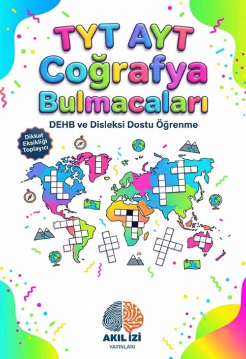 TYT-AYT Coğrafya Bulmacaları & Dehb ve Disleksi Dostu Öğrenme