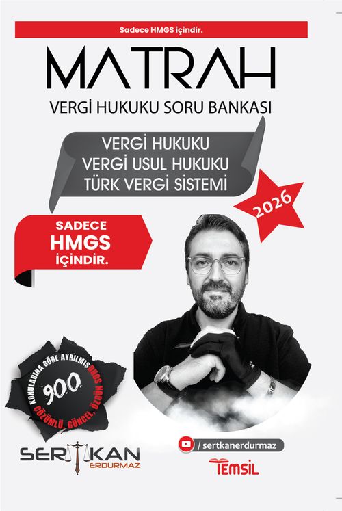 Matrah HMGS Vergi Hukuku Vergi Usul Hukuku ve TVS Soru Bankası