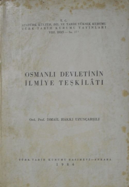 Osmanlı Devletinin İlmiye Teşkilatı / 13-Z-271