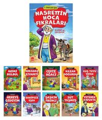 Nasrettin Hoca'dan Fıkralar Seti (10 Kitap Takım) (1. ve 2. Sınıflar İçin)