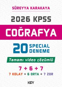 2026 KPSS Coğrafya - 20 Special Deneme