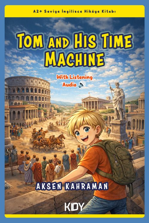 Tom and His Time Machine -A2+ Seviye İngilizce Hikaye Kitabı