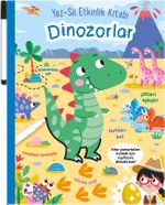 Yaz-Sil Etkinlik Kitabı Dinozorlar (Kalemli)