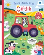 Yaz-Sil Etkinlik Kitabı Çiftlik (Kalemli)
