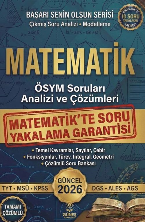Matematik 2026 Güncel TYT-MSÜ-KPSS-DGS-ALES-AGS