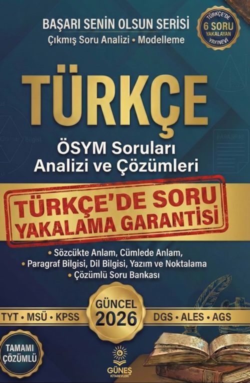 Türkçe Güncel 2026 TYT-MSÜ-KPSS-DGS-ALES-AGS