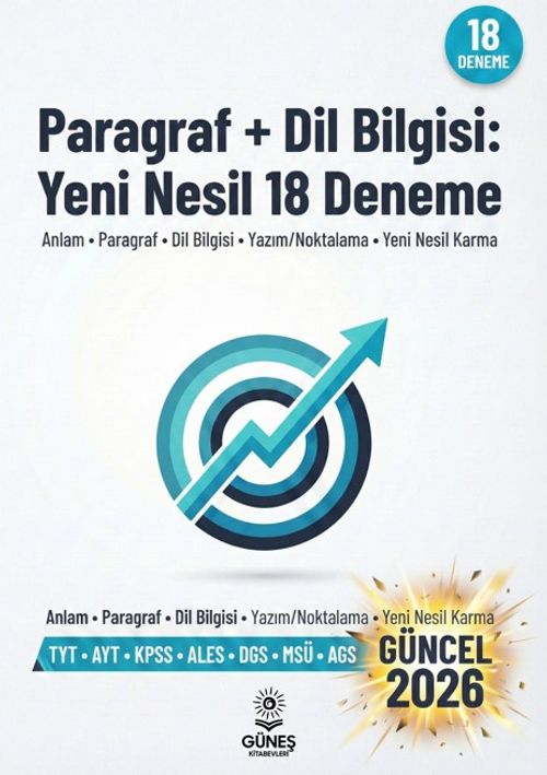 Paragraf, Dil Bilgisi, Yeni Nesil 18 Deneme