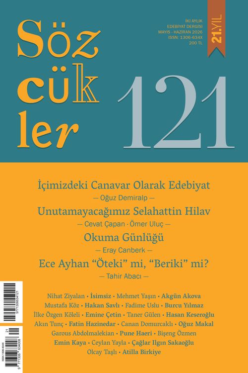 Sözcükler Dergisi 121. Sayı Mayıs-Haziran 2026