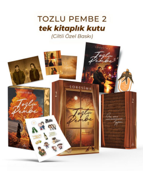 Tozlu Pembe 2 (Ciltli Tek Kitaplık Kutu Yan Boyamalı)