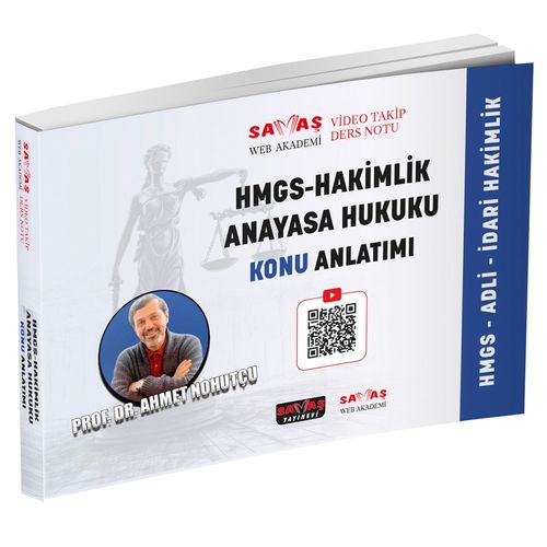Adli-İdari Hakimlik HMGS Anayasa Hukuku Konu Anlatımı