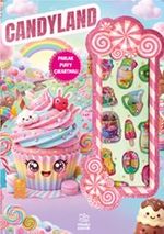 Candyland & Puffy Parlak Çıkartmalı Boyama Kitabı