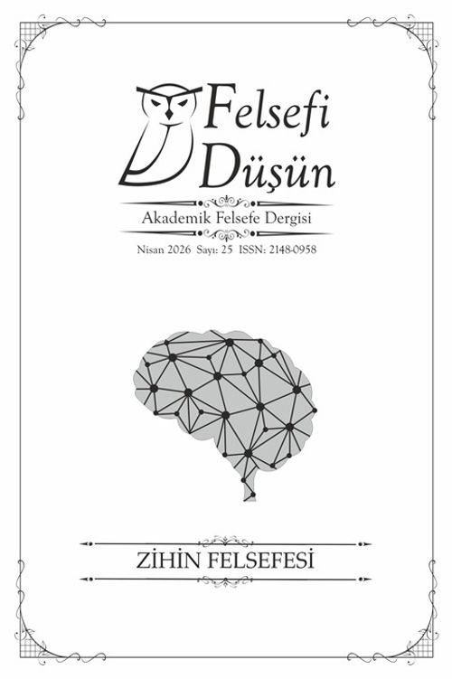 Felsefi Düşün Sayı:25 Zihin Felsefesi