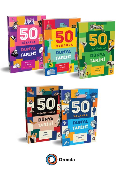 50 Dünya Tarihi Seti (5 Kitap)