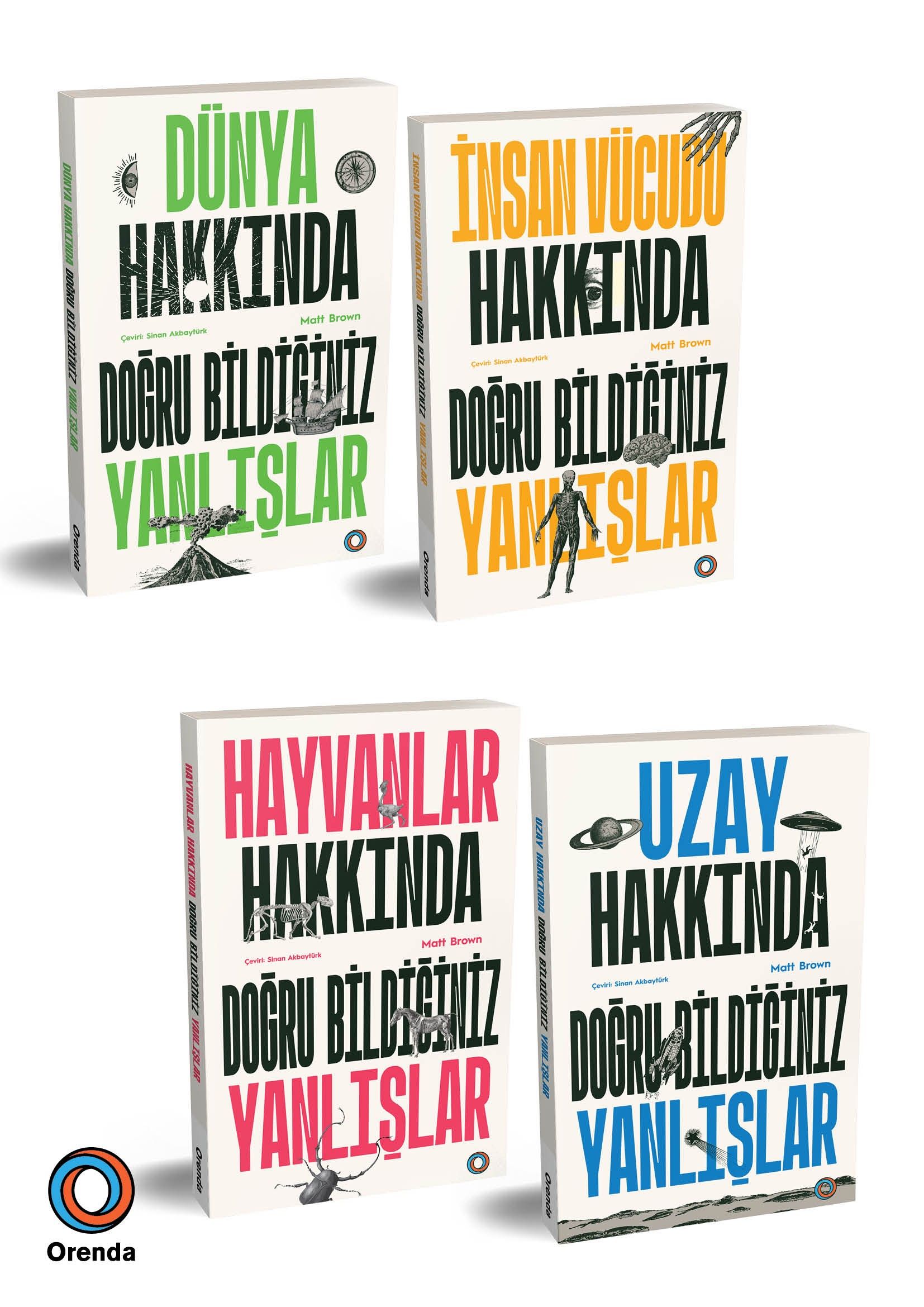 【洋書】Biyan Wanaatmadja／BIYAN Doğru Bildiğimiz Yanlışlar Seti (4 Kitap) (Matt Brown) Fiyatı