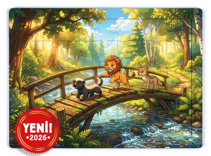 Bal Porsuğu - Orman Köprüsü 54 Parça (LIV-67)
