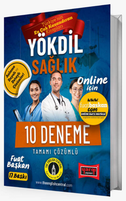 YÖKDİL Sağlık Tamamı Çözümlü 10 Deneme