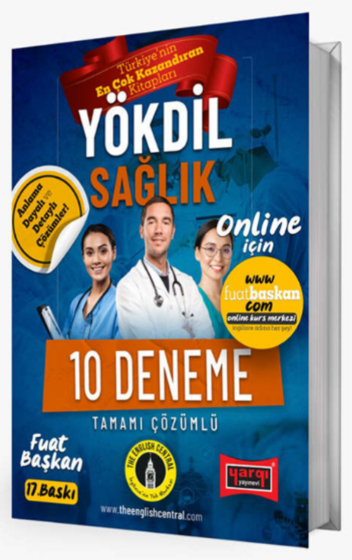 YÖKDİL Sağlık Tamamı Çözümlü 10 Deneme