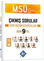 MSÜ Çıkmış Sorular Son 9 Yıl Tıpkı Basım Kitapçıkları