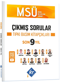 MSÜ Çıkmış Sorular Son 9 Yıl Tıpkı Basım Kitapçıkları